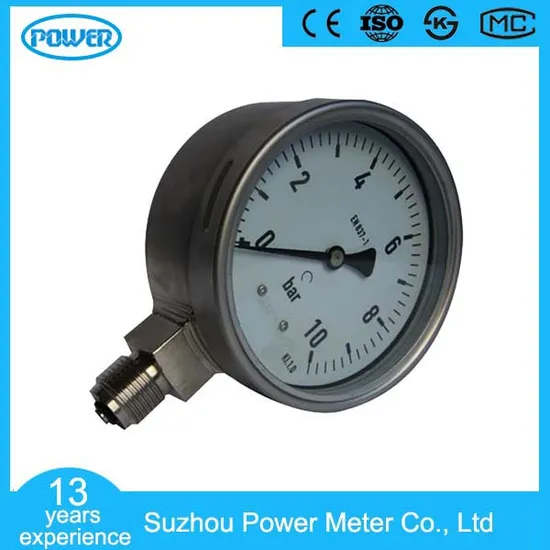 100mm Full Stainless Steel Dry Pressure Gauge Manometer