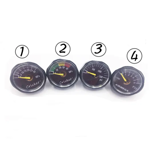 Paintball Pcp Air Pressure Gauge Mini Micro Pump Manometer 1/8"BSPP Threads 40MPa