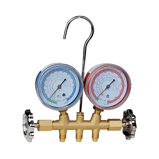 2-Valve Brass Manifolds with 1/4 SAE Fittings for R134A (PR1001B)