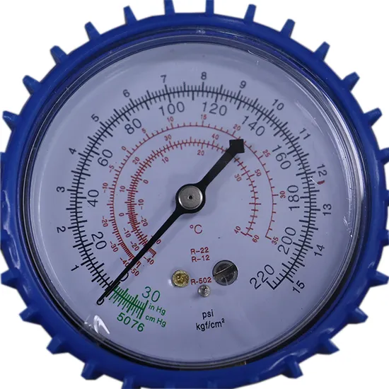 Refrigerant Pressure Gauge with Fluoride Tool for HVAC