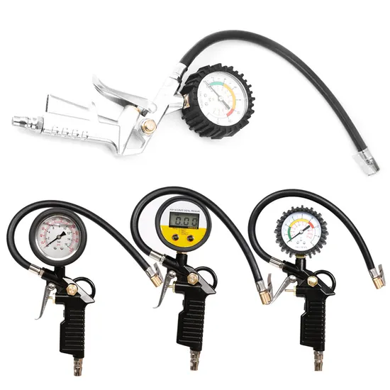 Car Air Inflating Gun Tire Inflator with Tire Pressure Gauge