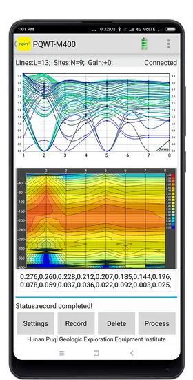 Pqwt-M200 Automatic Mapping Mobile Water Detector for 200m Deep