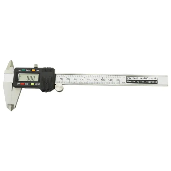 150mm (6") Digital Caliper with Tolerence Function High Quality Caliper Manufactured of Hardened Stainless Steel