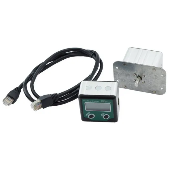Rotary Angle Encoder and Remote Display, with a 6mm Diameter Shaft. Angle Tilt Inclinometer.