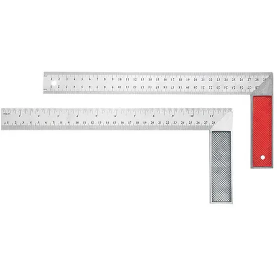 Hand Tool - Powder Square Ruler (aluminium handle)