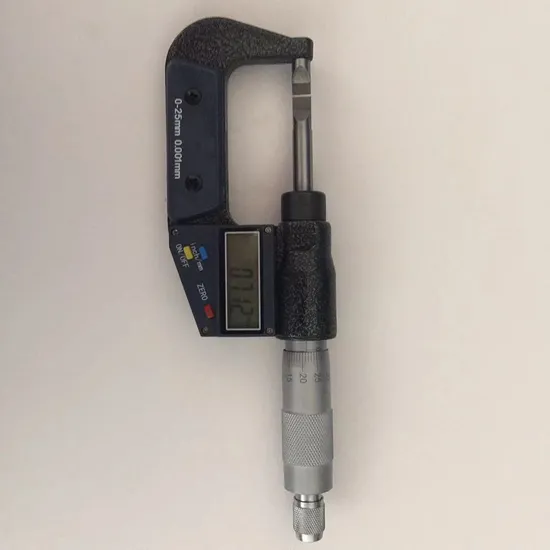 Single Point Digital Micrometer 0-25mm/0.001 Probe 60 Degree Inch/mm