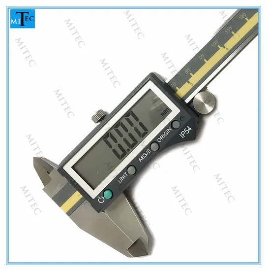 0-150mm IP54 Absolute Big Screen Digital Vernier Caliper 0-6"