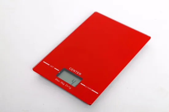 Digital Fruit Weighing Scale Tempered Glass Kitchen Scale