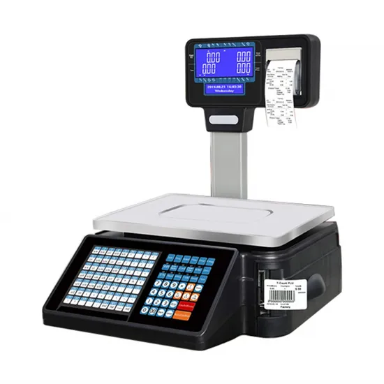 New Arrival Label and Receipt Double Printing Scale 30kg 15kg