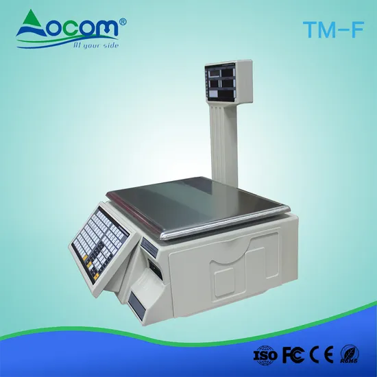 TM-F Electronic Weighing Scale Label Printing Barcode Printing
