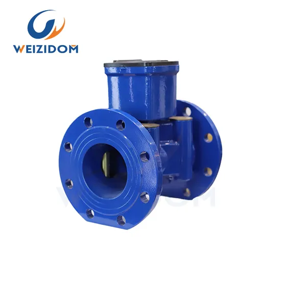 Durable R250 Grade Cast Iron IP68 Protection Ultrasonic Flange Watermeter