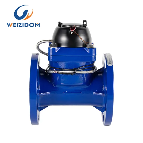 Cast Iron Flanged Water Meter with Class B R80/100 Accuracy and Anti-Tamper Features for Secure Measurement