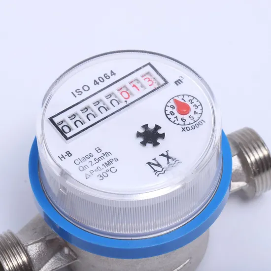 R100 Single Jet Dry Type Water Meter (13D-1)