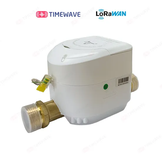 DN25 Lora/Lorawan Smart Ultrasonic Cold Water Flow Meter with Prepaid Remote Control and Valve Control, Copper Shell