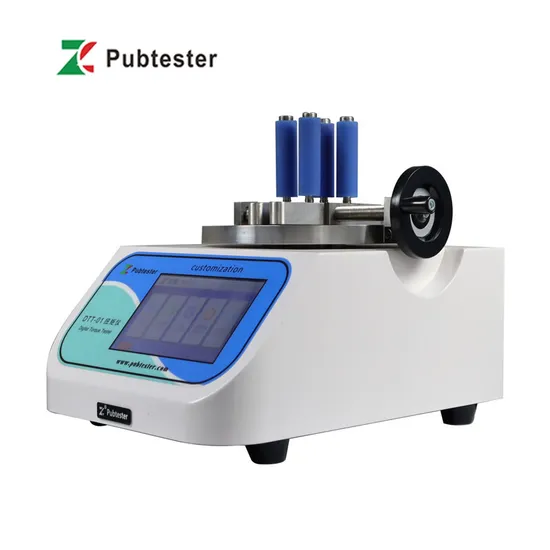ASTM D 3475 Child-Resistant Packaging Bottle Cap Torque Testing Machine China Manufacturer