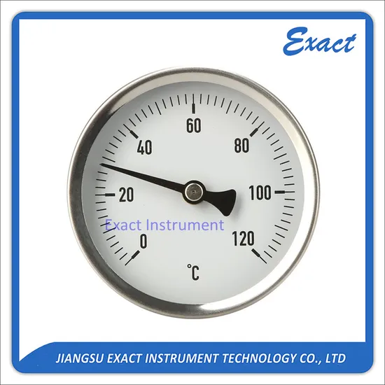 Hot Water Thermometer Used in Industry for Hot Water Lines
