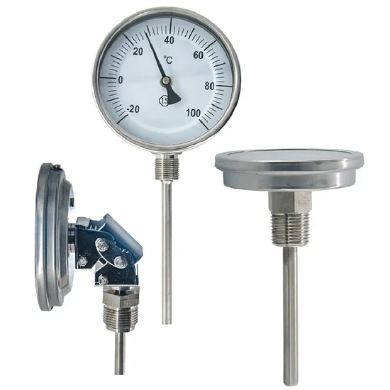 Customized/in Stock Wssx Electric Contact Industrial Bimetal Thermometer