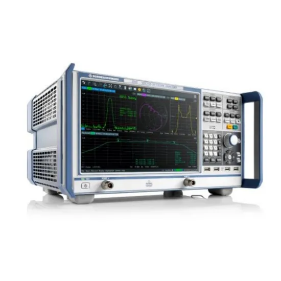 Rohde & Schwarz Znd Znd8 8.5g Vector Network Analyzers Basic Solid Performance Network Analysis 100 kHz - 4.5 GHz