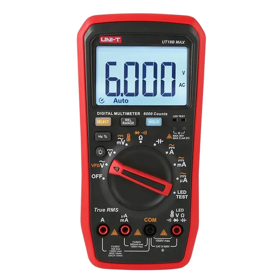 High-Performance Precision Digital Multimeter with True RMS and High Reliability, Providing Reliable Results Across Various Applications