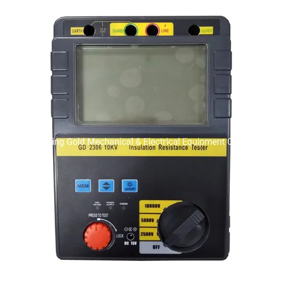 Digital Display High Voltage Insulation Resistance Tester Ohmmeter