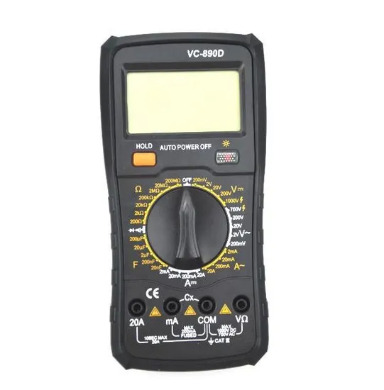 Digital Display High Precision Professional Multimeter Vc890d