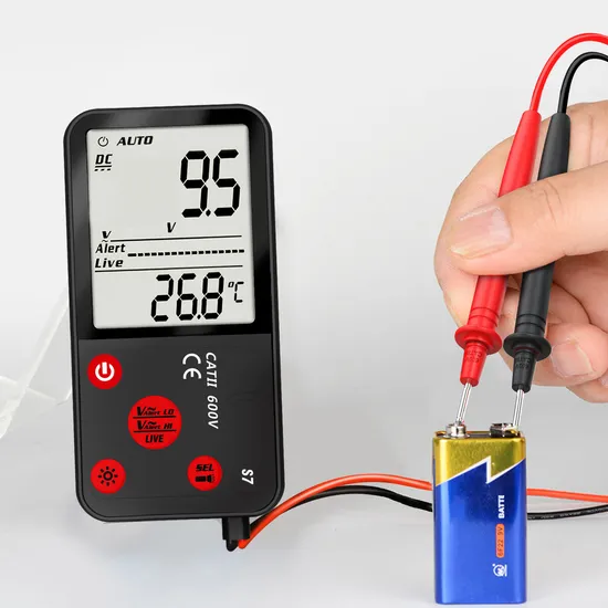 Adms7 Trms 6000 Counts Dmm LCD Smart Voltmeter 3-Line Display Transistor Tester Mater Multimeter