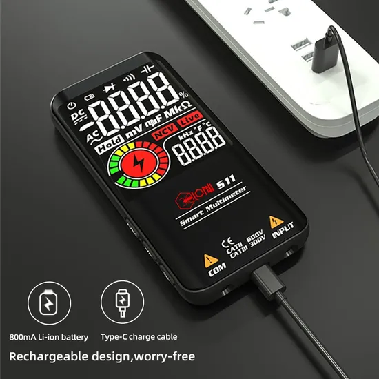 Factory Wholesale 9999 Counts Full Screen Smart Multimeter Voltage Tester S10