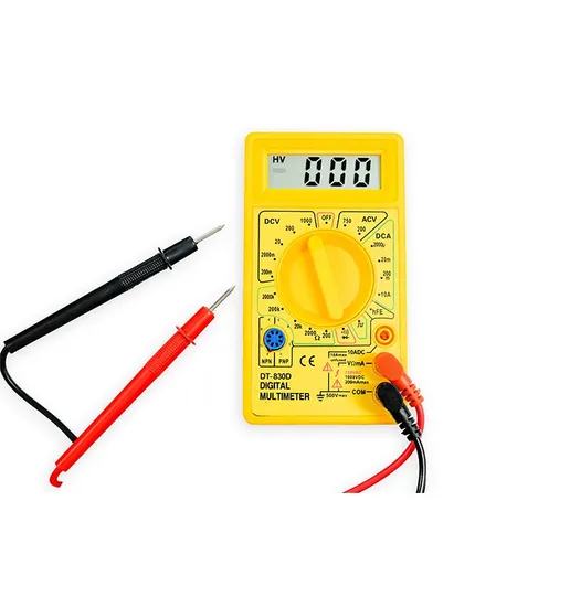 Digital Multimeter for Voltage Test (DT-830D) with Buzzer