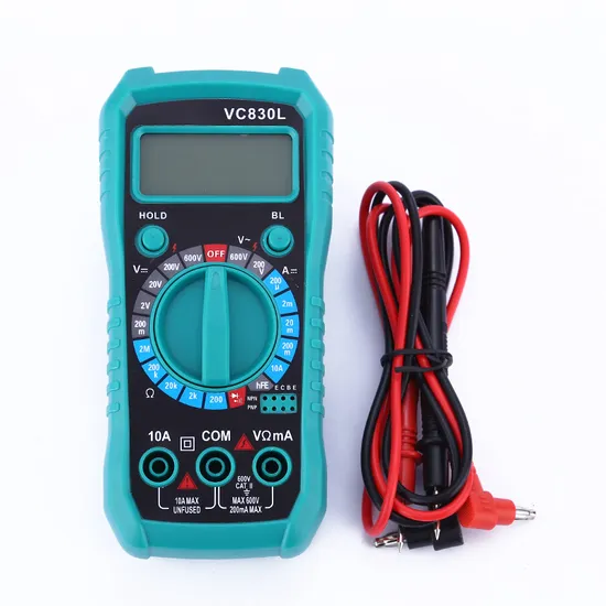 Vc830L Digital Display Multifunction Multimeter AC-DC 10A Pointer Multimeter
