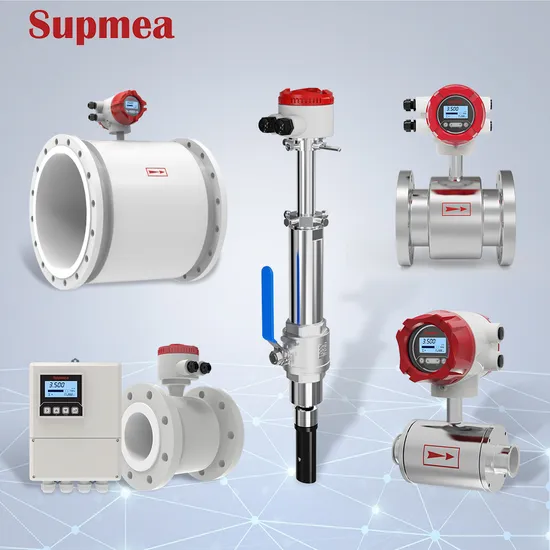 Liquid Sewage Water Electromagnetic Magnetic Flow Meter Flowmeter