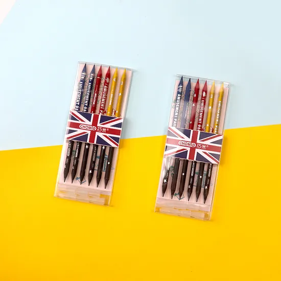 Accept Customization Two-Color Both Ends Can Be Used Wood Color Pencil