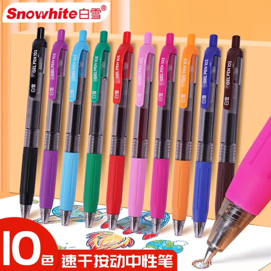 Rt Quicj-Drying Gel Pens Office and School Use