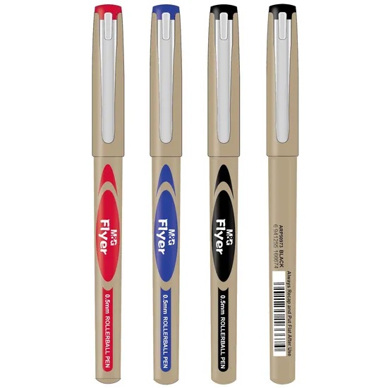 M&G Liquid Roller Pen 0.5mm Needle Tip Black/Blue