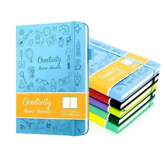 Amazon Hot Sale Hardcover Diary Custom Logo Book Printing A5 Journal Planner