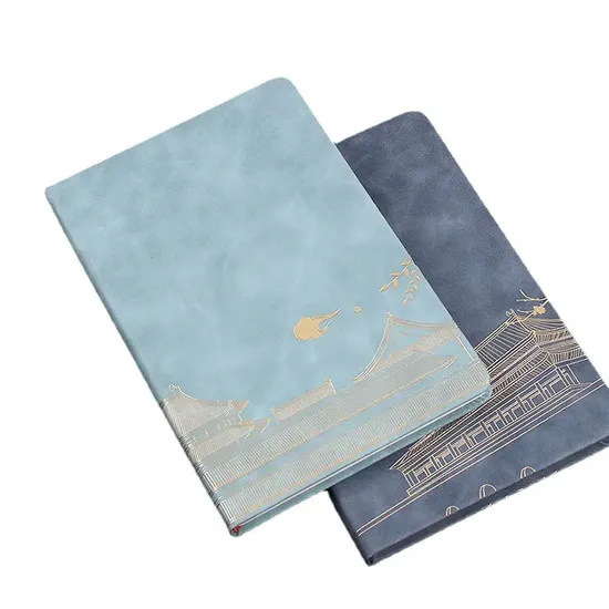 Custom PU Leather Magnetic Buckle Notebook Office Stationery Gift Promotion Notebook