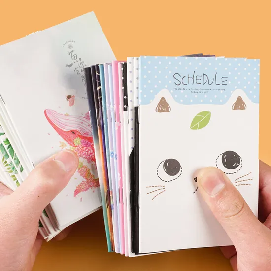 64K Small Book Portable Simple Small Fresh and Cute Notepad