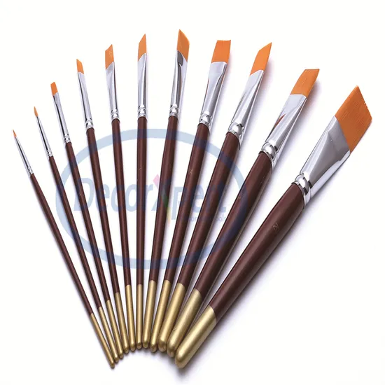 Artist Brush Pure Bristle Brush, Wooden Handle Brush