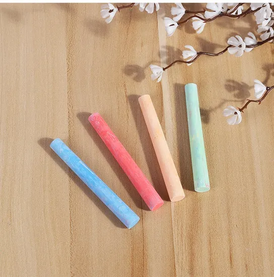 Eco-Friendly Dustless Chalk Blackboard Marker White Colored Drawing Chalk Office School Supplies