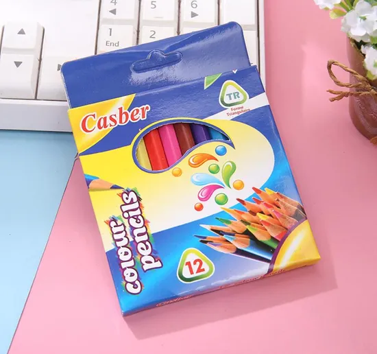 School Drawing Art Sketching 12 Colored Student Wood Pencils Sets