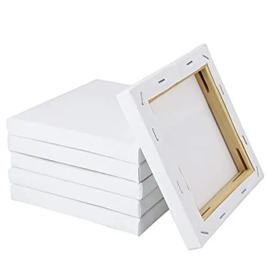 Hight Quality 100% Cotton Duck Artists White Blank Stretched Canvas for Artist Paintings