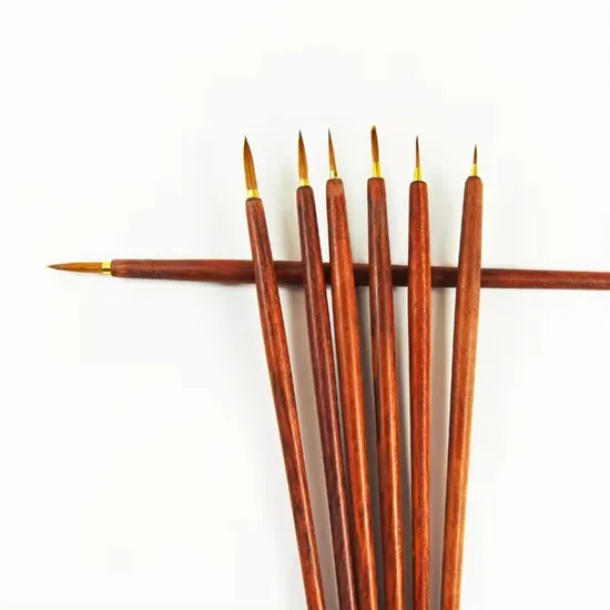 High Quality Oil Paint Brush Wooden Handle Painting Art Brush