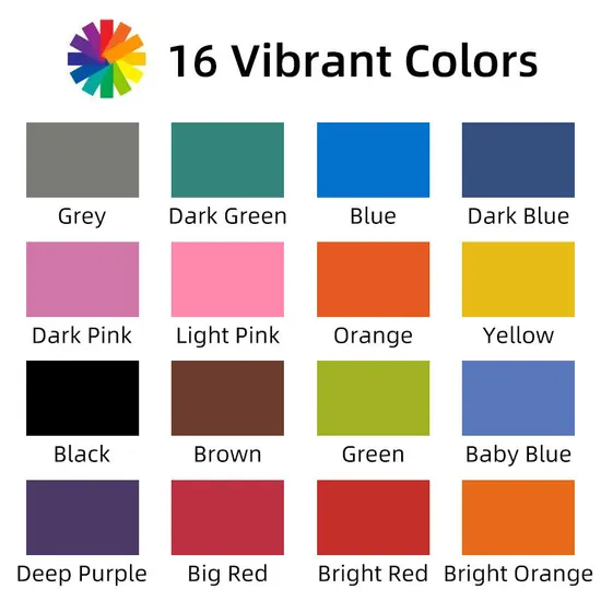 Watercolor Brush Set, Children′s Watercolor Paints, Watercolor Cakes with Travel Watercolor Brush Solid 16 Color Painting.