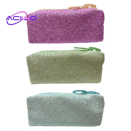 School Supplies Shiny Pencil Case Student Minimalist Stationery Box Large Capacity Pencil Box (10079)