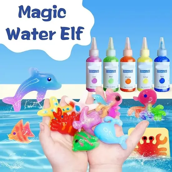 2025 Unisex Handmade Water Elf Toys Set Custom Pretend Making Material Pack Gift for Children Aged 3 7 Years