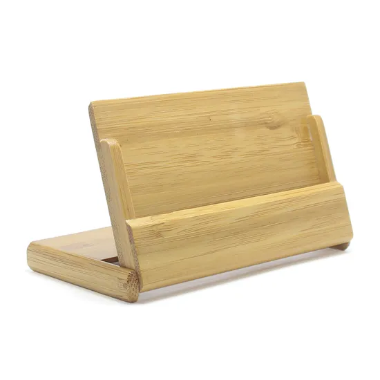 Bamboo Business Card Holder Card Case Storage Wooden Case