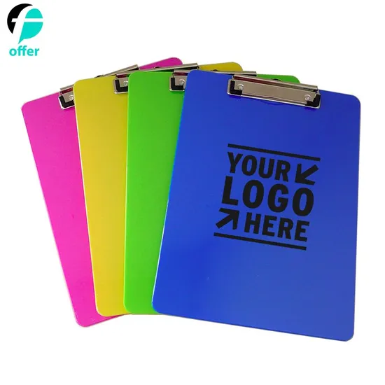 Promotion Gifts Letter Size Plastic Clipboards for Classrooms, Offices, Restaurants, Doctor Offices