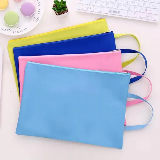 Wholesale A4 Oxford Canvas Waterproof Tote Bag Data Storage Bag