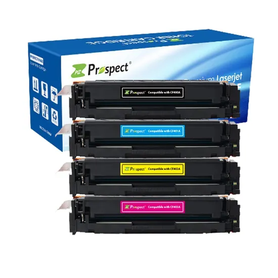 Prospect Compatible HP Toner Cartridge for 125A 126A 130A 131A 201A 203A 304A 305A 410A Factory Price Color Toner Cartridge