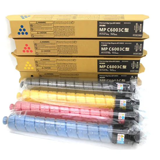 Color Toner Cartridge Mpc6003 for Ricoh Mpc4503 Mpc5503 Mpc4504 Mpc5504 Mpc6004