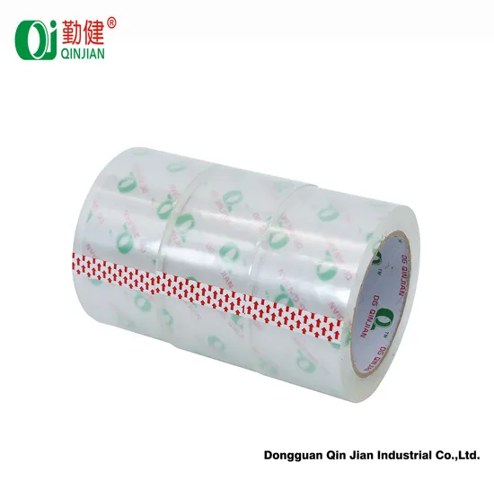 Guangzhou Cheap BOPP Waterproof Logo Brand 3inch Printed Adhesive Tape with ISO 9001
